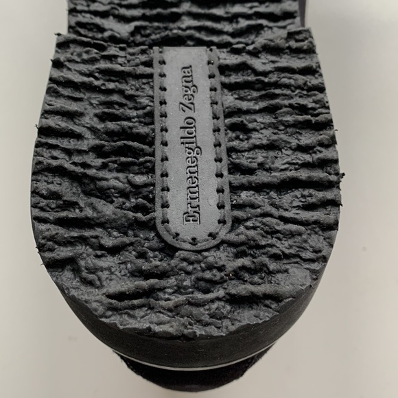 Ermenegildo Zegna Navy Suede Chukka Boot - Picture 11 of 16